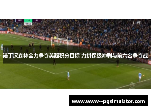 诺丁汉森林全力争夺英超积分目标 力拼保级冲刺与前六名争夺战 诺丁汉森林全力争夺英超积分目标 力拼保级冲刺与前六名争夺战